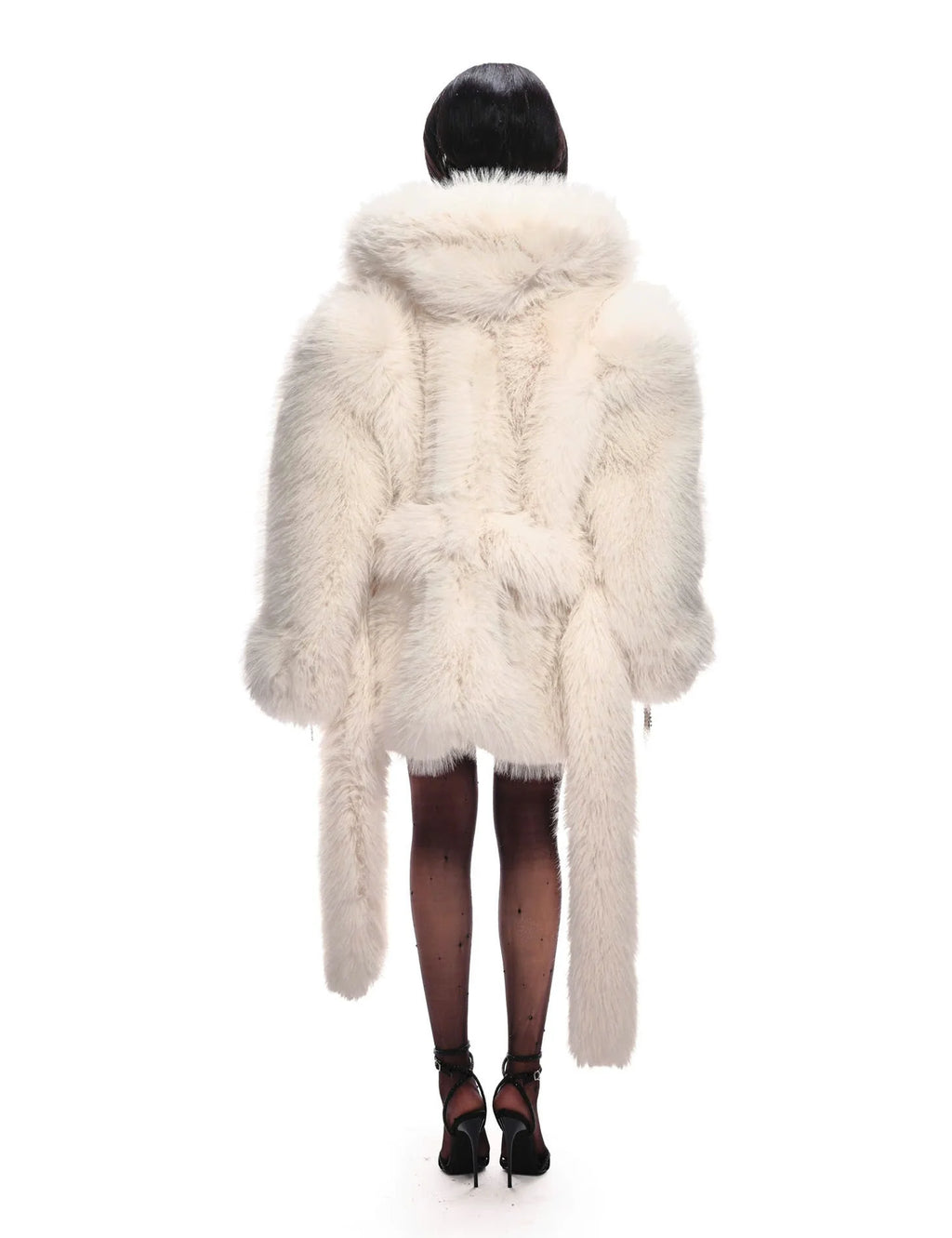 SNOW OVERSIZE FAUX FUR JACKET alternate