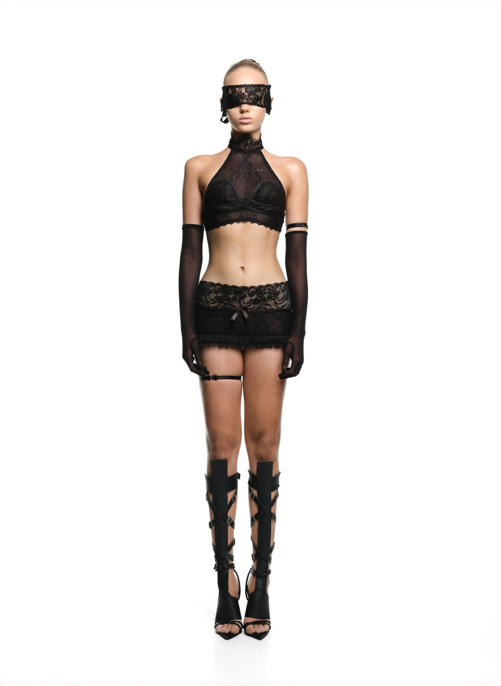BLACK NIER LACE TOP