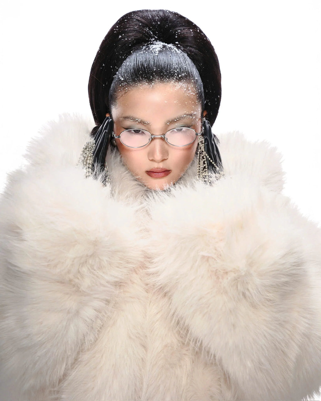 SNOW FAUX FUR LONG COAT alternate