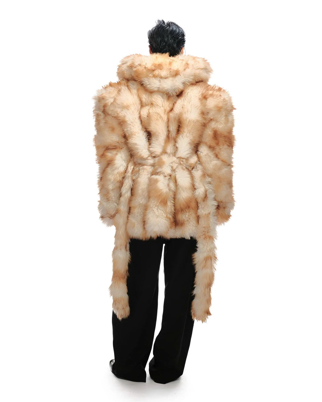 CAT OVERSIZE FAUX FUR JACKET alternate